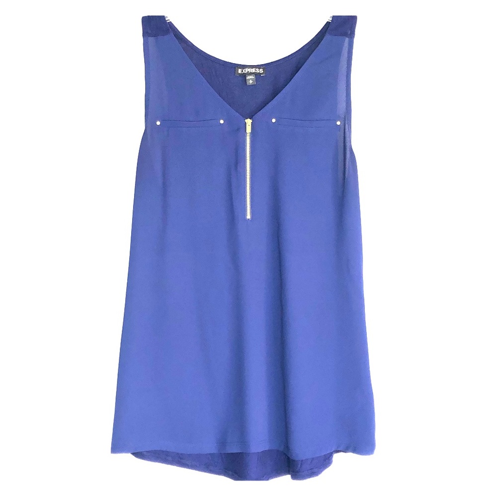❤️ Express Blue Sheer Tank (S)
